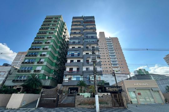 Fachada do Prédio de apartamento para alugar com 2 quartos, 73m² em Boa Vista, São Vicente