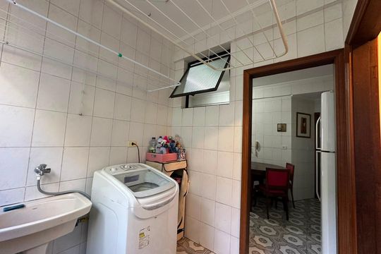 Área de Serviço de apartamento para alugar com 2 quartos, 73m² em Boa Vista, São Vicente