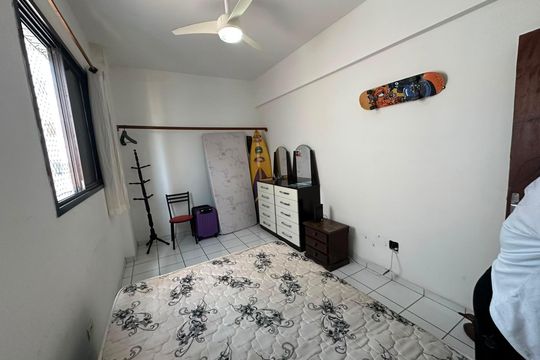 Quarto 1 de apartamento para alugar com 2 quartos, 73m² em Boa Vista, São Vicente