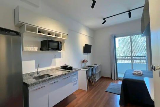 Sala/Quarto de kitnet/studio para alugar com 1 quarto, 26m² em Belenzinho, São Paulo