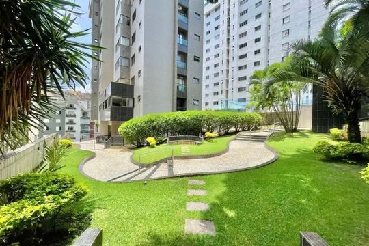 Área comum - Jardim de apartamento para alugar com 4 quartos, 145m² em Sion, Belo Horizonte