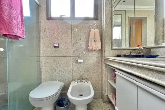Banheiros de apartamento para alugar com 4 quartos, 145m² em Sion, Belo Horizonte