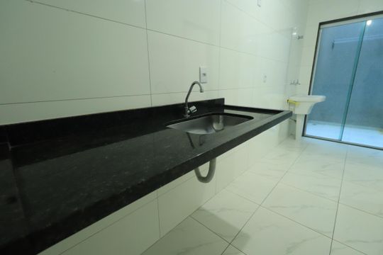 Cozinha e Área de Serviço de apartamento para alugar com 1 quarto, 32m² em Vila Gomes Cardim, São Paulo