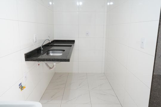 Cozinha e Área de Serviço de apartamento para alugar com 1 quarto, 32m² em Vila Gomes Cardim, São Paulo