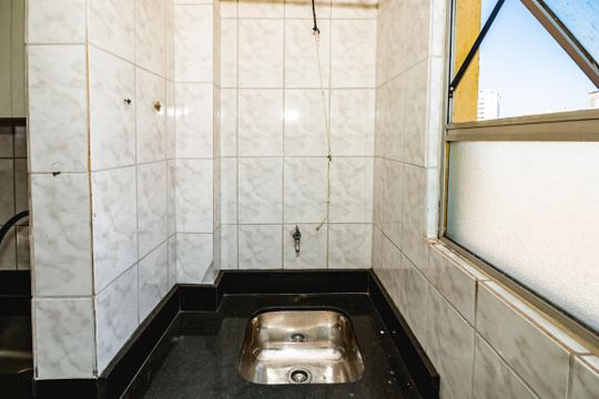 Cozinha e Área de Serviço de apartamento para alugar com 3 quartos, 68m² em Santa Branca, Belo Horizonte