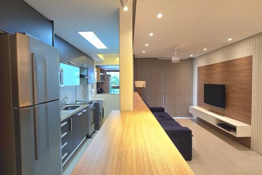 Cozinha de apartamento à venda com 3 quartos, 82m² em Recreio dos Bandeirantes, Rio de Janeiro