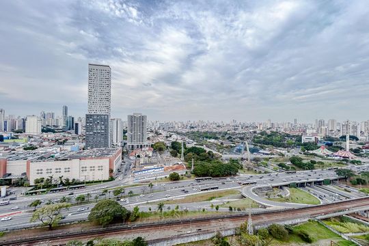 Vista da Varanda de apartamento para alugar com 1 quarto, 38m² em Tatuapé, São Paulo