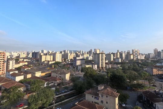Vista da Varanda de apartamento para alugar com 3 quartos, 87m² em Macuco, Santos