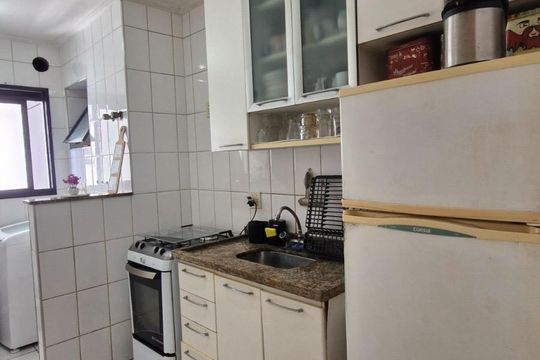 Cozinha de apartamento à venda com 3 quartos, 66m² em Rudge Ramos, São Bernardo do Campo