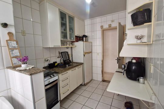 Cozinha de apartamento à venda com 3 quartos, 66m² em Rudge Ramos, São Bernardo do Campo