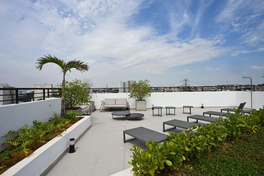 Cobertura da Área Comum de apartamento para alugar com 2 quartos, 35m² em Vila Andrade, São Paulo