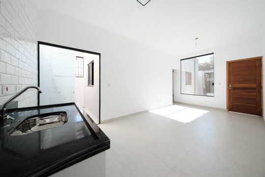 Sala/Cozinha de casa para alugar com 2 quartos, 46m² em Cidade Patriarca, São Paulo