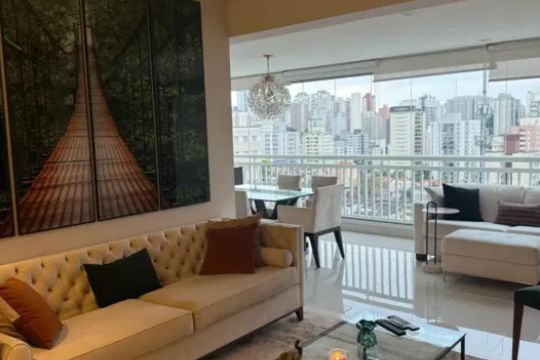 Sala de apartamento à venda com 3 quartos, 103m² em Chácara Inglesa, São Paulo