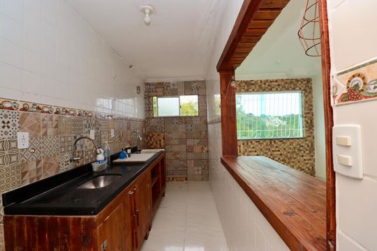 Cozinha de apartamento para alugar com 2 quartos, 50m² em Nova Brasília, Salvador