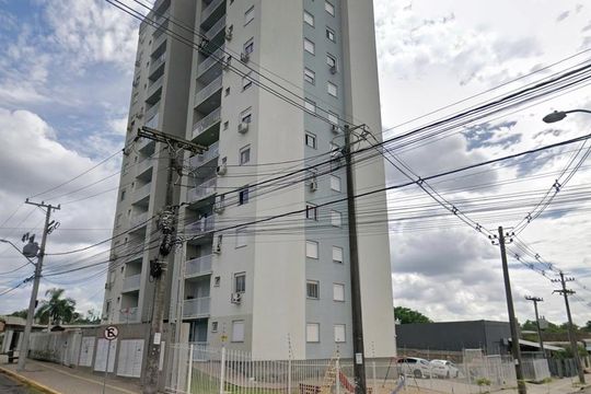 Fachada de apartamento à venda com 2 quartos, 59m² em Rondônia, Novo Hamburgo