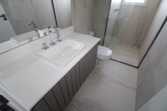 Banheiro de apartamento para alugar com 3 quartos, 114m² em Vila Ema, São José dos Campos