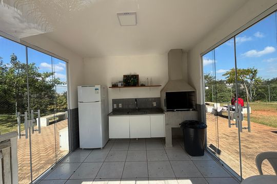 Área comum - Churrasqueira de apartamento para alugar com 2 quartos, 42m² em Roselândia, Cotia