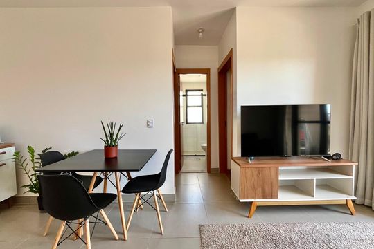 Sala de apartamento para alugar com 2 quartos, 55m² em Jardim Guarani, Campinas