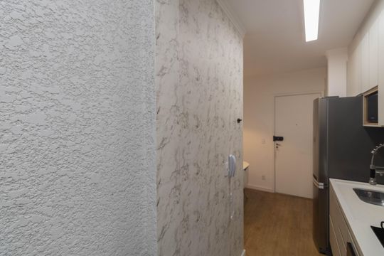 Cozinha de apartamento para alugar com 2 quartos, 42m² em Vila Sao Joao, Guarulhos