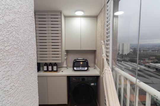 Área de Serviço de apartamento para alugar com 2 quartos, 42m² em Vila Sao Joao, Guarulhos