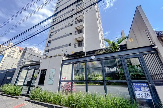 Fachada com Plaquinha de kitnet/studio para alugar com 1 quarto, 23m² em Tatuapé, São Paulo