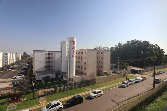 Vista da Sala de apartamento para alugar com 2 quartos, 45m² em Mato Grande, Canoas