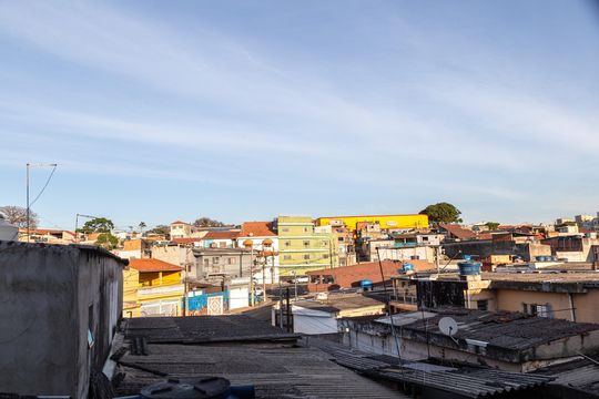 Área de Serviço - vista de casa para alugar com 2 quartos, 125m² em Jardim Divinolandia, Guarulhos