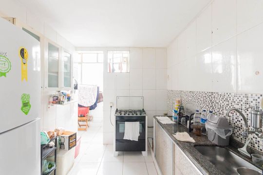 Cozinha de apartamento à venda com 3 quartos, 82m² em Tijuca, Rio de Janeiro