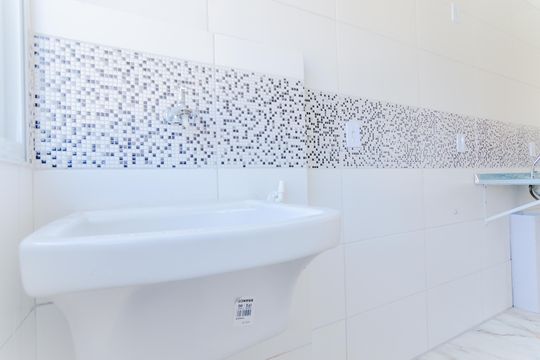 Área de Serviço de apartamento à venda com 2 quartos, 42m² em Vila Alzira, Guarulhos