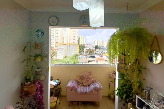 Sala de apartamento à venda com 2 quartos, 55m² em Picanço, Guarulhos