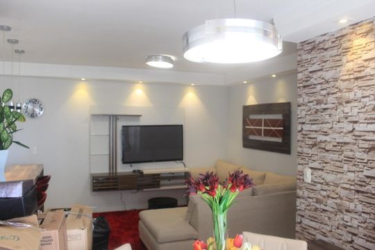 Sala de apartamento para alugar com 3 quartos, 86m² em Santa Paula, São Caetano do Sul