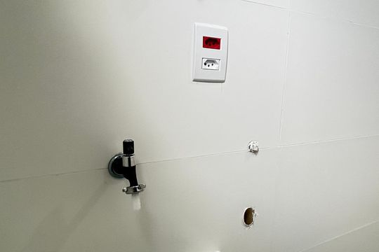 Área de Serviço de casa de condomínio à venda com 3 quartos, 100m² em Campestre, Santo André