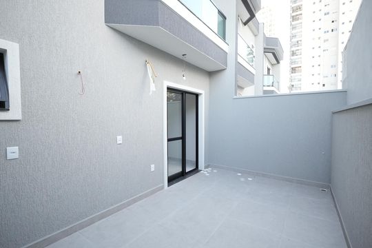 Varanda da Sala de casa à venda com 3 quartos, 96m² em Campestre, Santo André