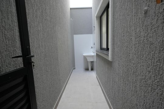 Área de Serviço de casa à venda com 3 quartos, 96m² em Campestre, Santo André