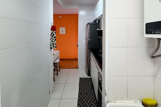 Área de Serviço de apartamento para alugar com 2 quartos, 57m² em Vila Campestre, São Bernardo do Campo
