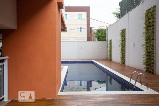 Área comum - Piscina de apartamento para alugar com 2 quartos, 57m² em Vila Campestre, São Bernardo do Campo