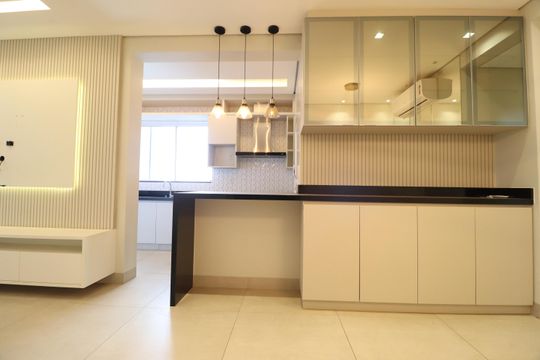 Sala de apartamento para alugar com 3 quartos, 127m² em Granada, Uberlândia