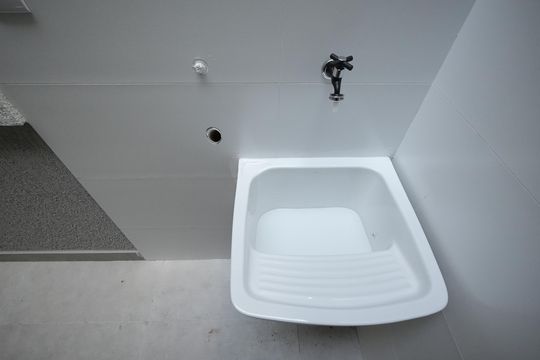 Área de Serviço de casa à venda com 3 quartos, 96m² em Campestre, Santo André