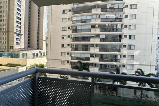 Varanda da Sala de apartamento para alugar com 1 quarto, 49m² em Alphaville Industrial, Barueri