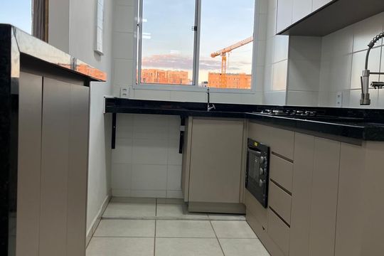 Cozinha de apartamento à venda com 2 quartos, 68m² em Samambaia, Brasília