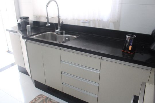 Cozinha de apartamento à venda com 2 quartos, 100m² em Santa Maria, São Caetano do Sul