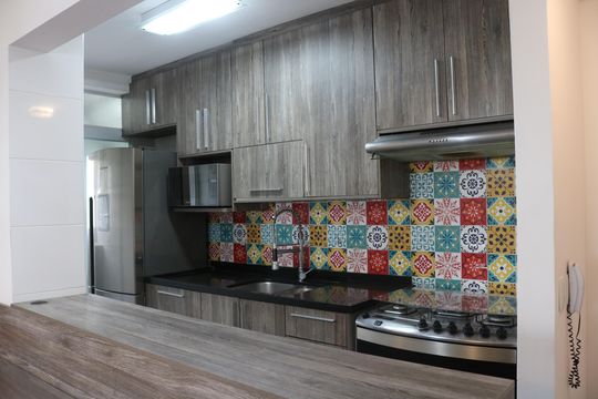 Cozinha de apartamento para alugar com 2 quartos, 82m² em Água Branca, São Paulo