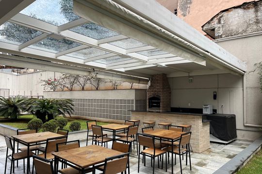 Área comum - Churrasqueira de apartamento para alugar com 2 quartos, 82m² em Água Branca, São Paulo
