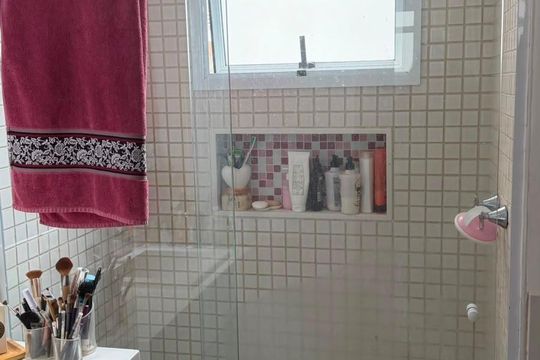 Banheiro de apartamento à venda com 3 quartos, 82m² em Recreio dos Bandeirantes, Rio de Janeiro
