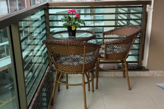 Varanda de apartamento à venda com 3 quartos, 82m² em Recreio dos Bandeirantes, Rio de Janeiro