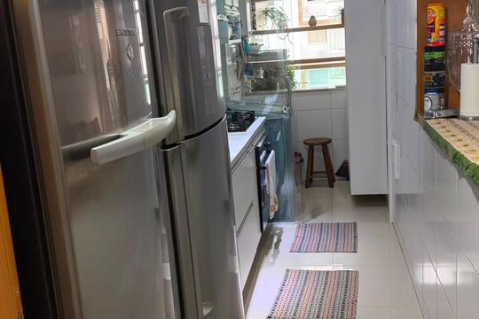 Cozinha de apartamento à venda com 3 quartos, 82m² em Recreio dos Bandeirantes, Rio de Janeiro