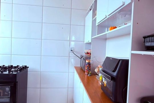 Cozinha de apartamento à venda com 3 quartos, 232m² em Riacho das Pedras, Contagem