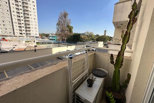 Varanda da Sala de apartamento à venda com 2 quartos, 57m² em Vila Pouso Alegre, Barueri