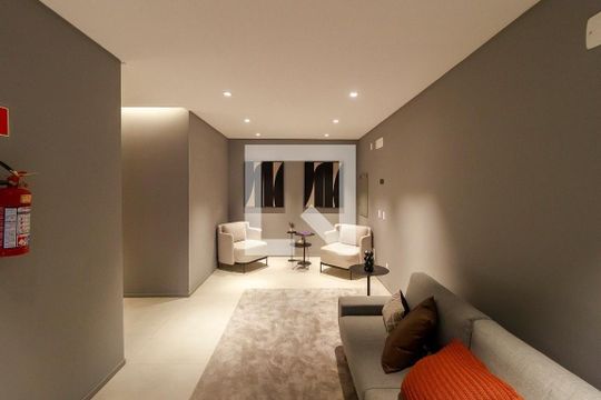 Área comum - Hall social de kitnet/studio para alugar com 1 quarto, 25m² em Campo Belo, São Paulo
