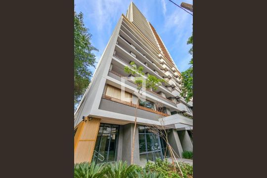 Fachada de kitnet/studio para alugar com 1 quarto, 25m² em Campo Belo, São Paulo